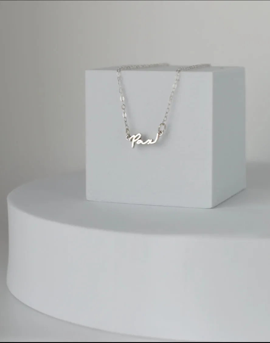 Pax Necklace in 925 Sterling Silver