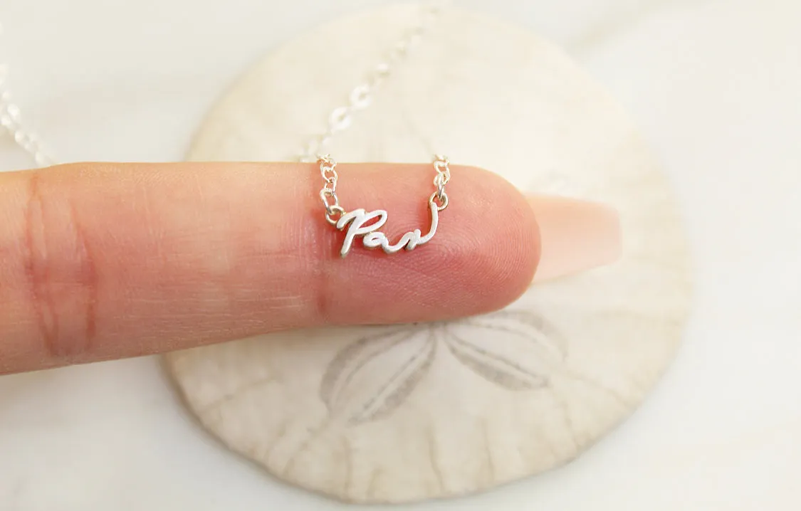 Pax Necklace in 925 Sterling Silver