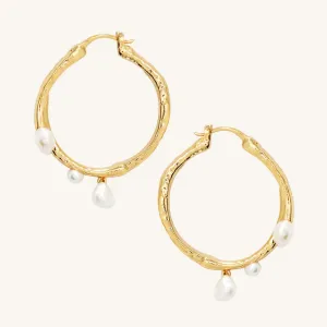 Pearl Hoops