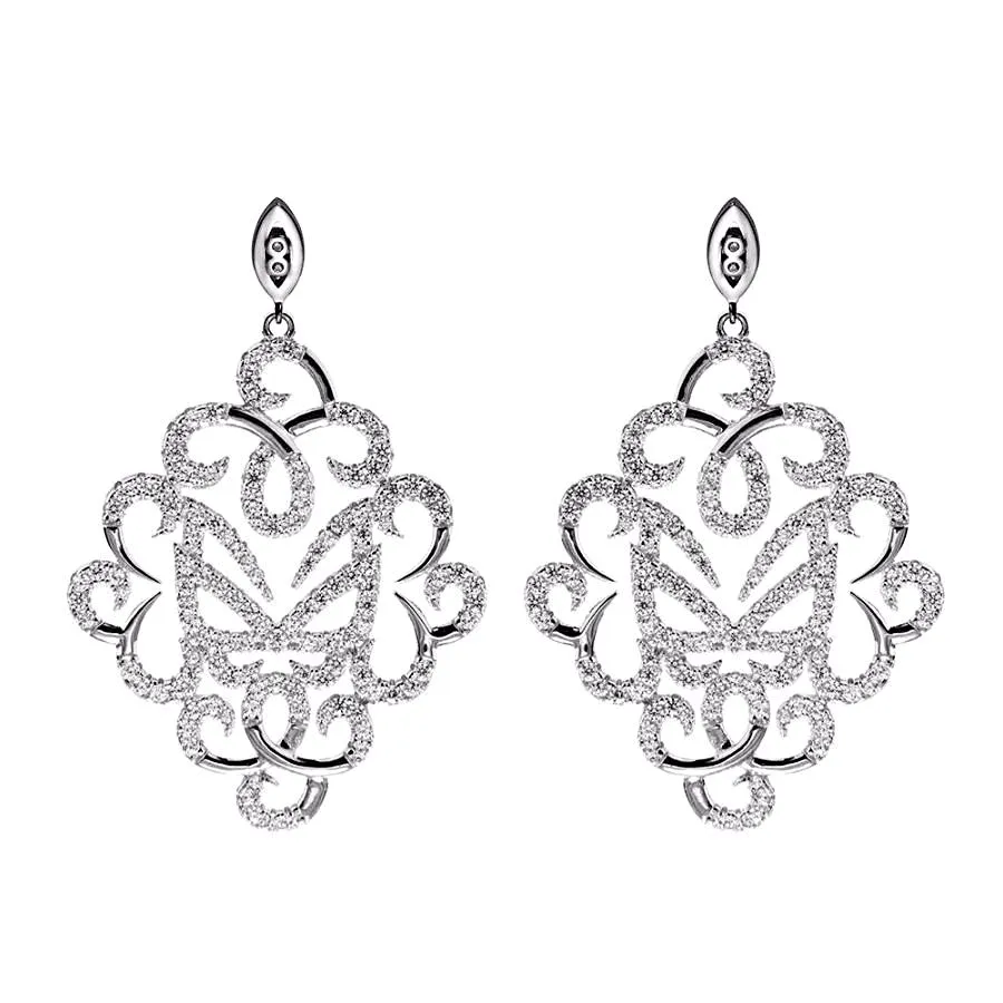 Silver Fancy Earrings