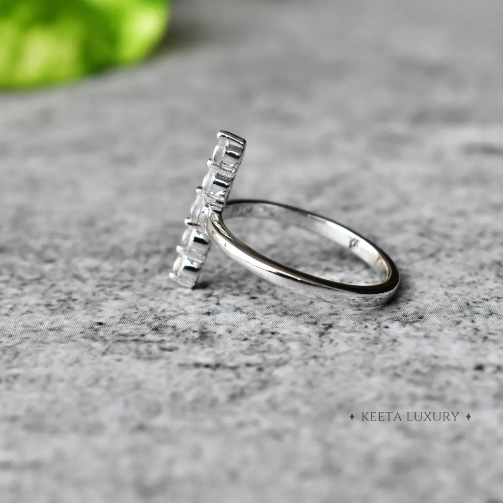 Simple Serenity - Moonstone Ring