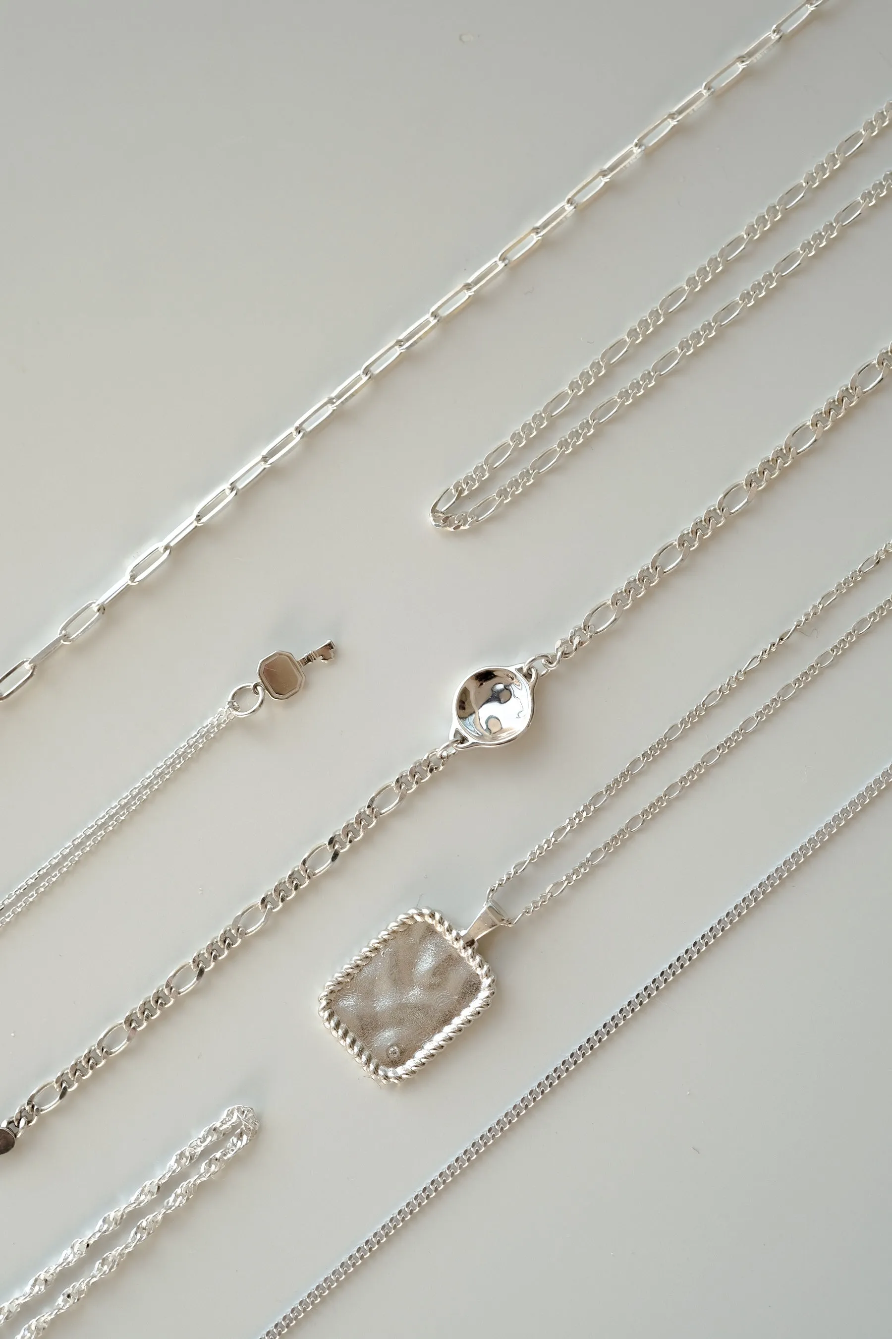 Slightly Chunky Vanessa Chain Necklace - Sterling Silver