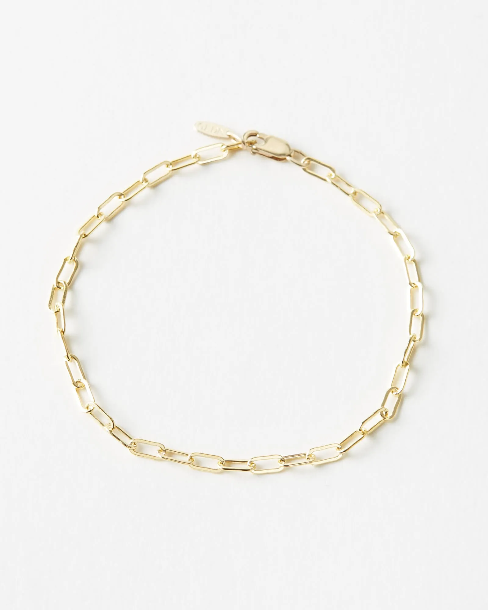 Small Paperclip Chain Bracelet