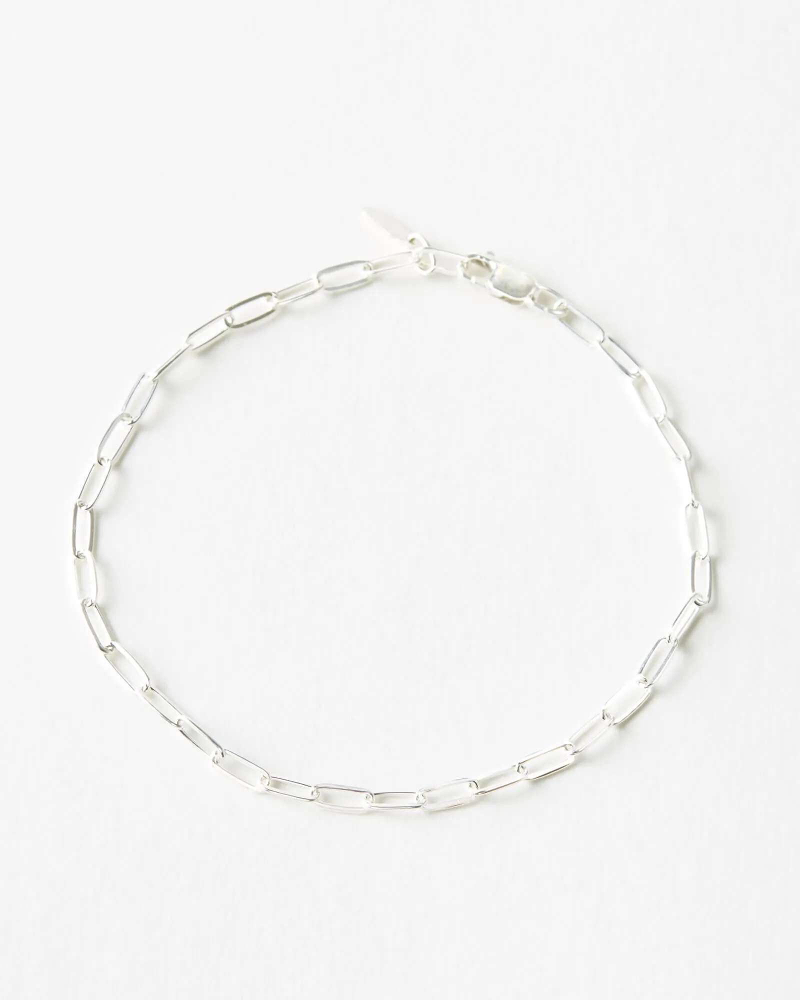 Small Paperclip Chain Bracelet