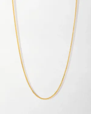 Snake Chain Necklace - Gold