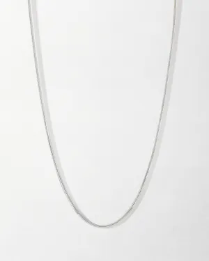 Snake Chain Necklace - Silver