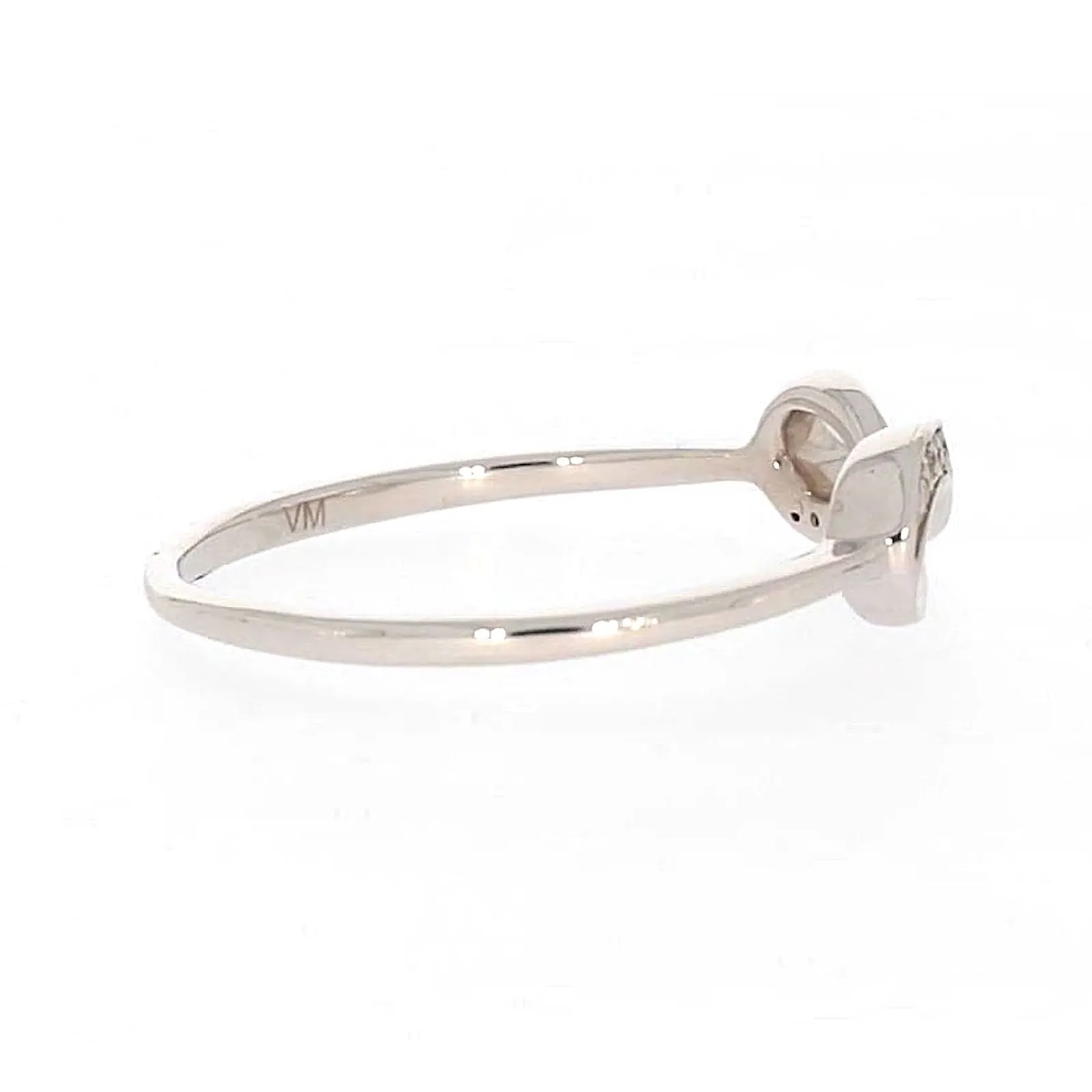 Sterling Silver Diamond Set Infinity Ring