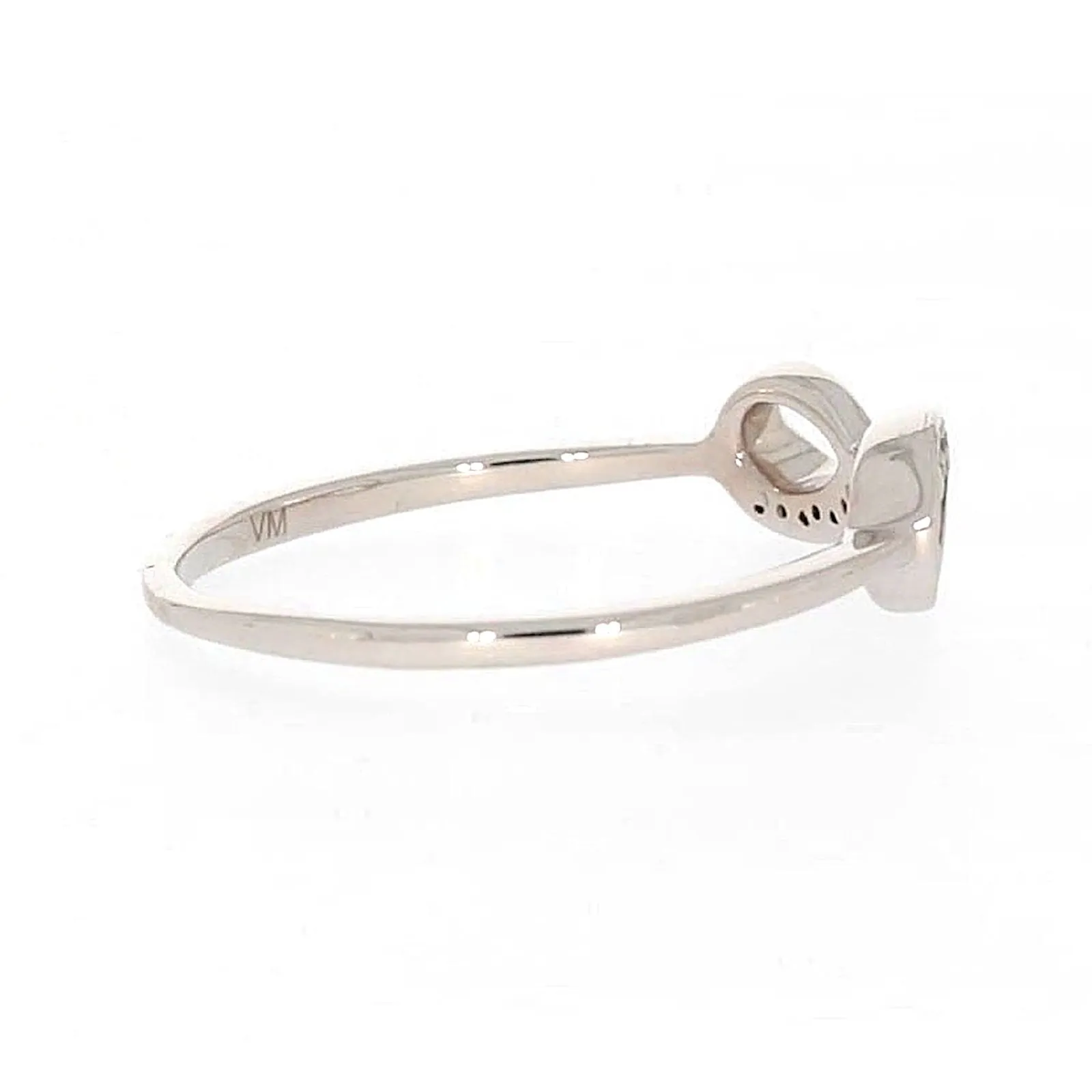 Sterling Silver Diamond Set Infinity Ring