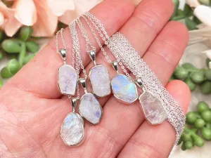 Sterling Silver Moonstone Necklace