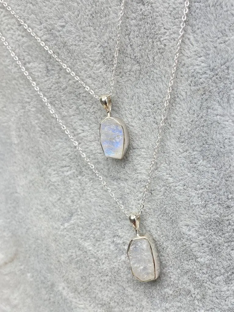 Sterling Silver Moonstone Necklace