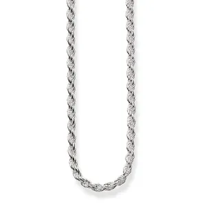 STERLING SILVER ROPE CHAIN NECKLET