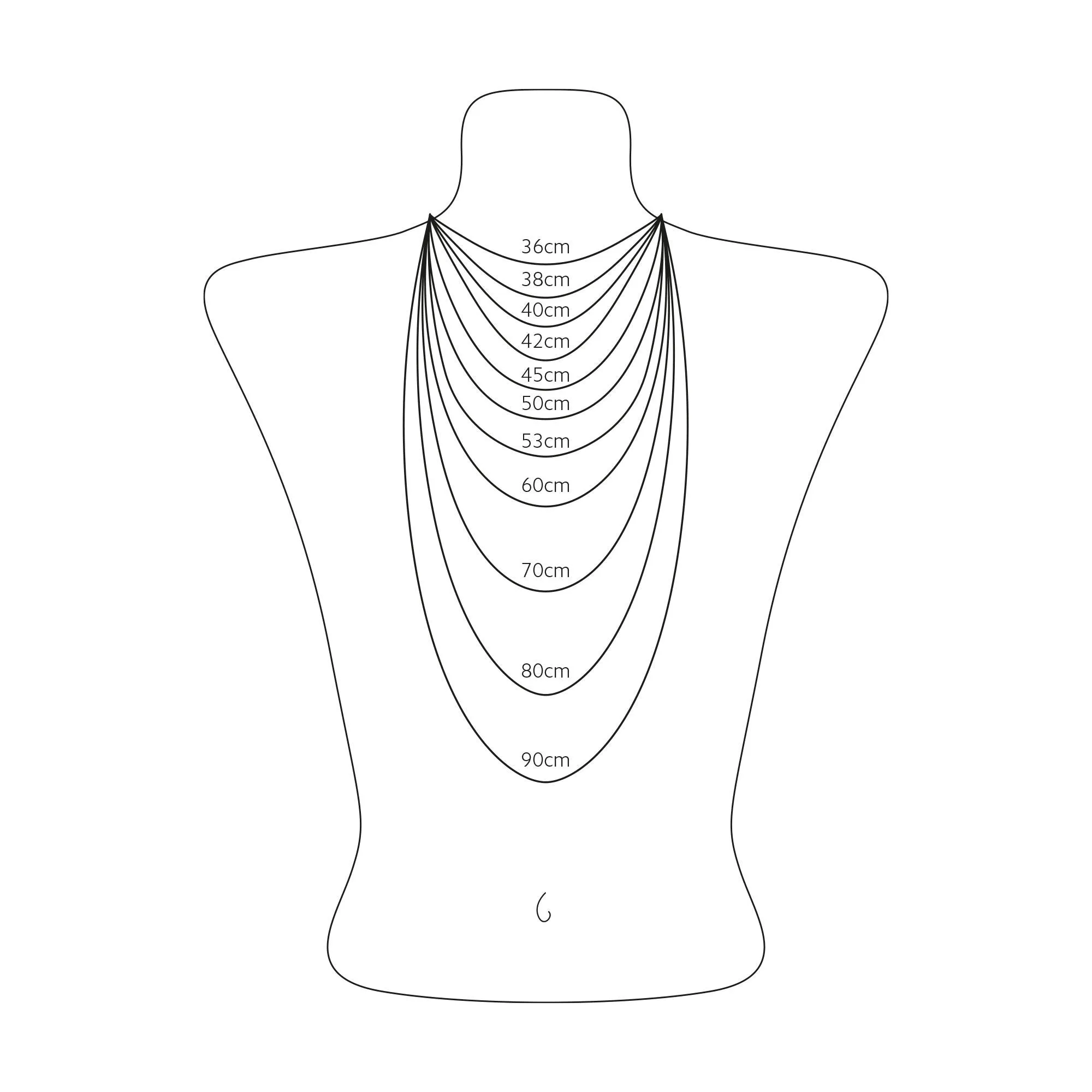 STERLING SILVER ROPE CHAIN NECKLET