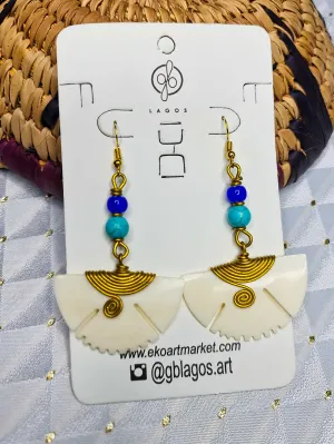 Turq-Spack Earrings