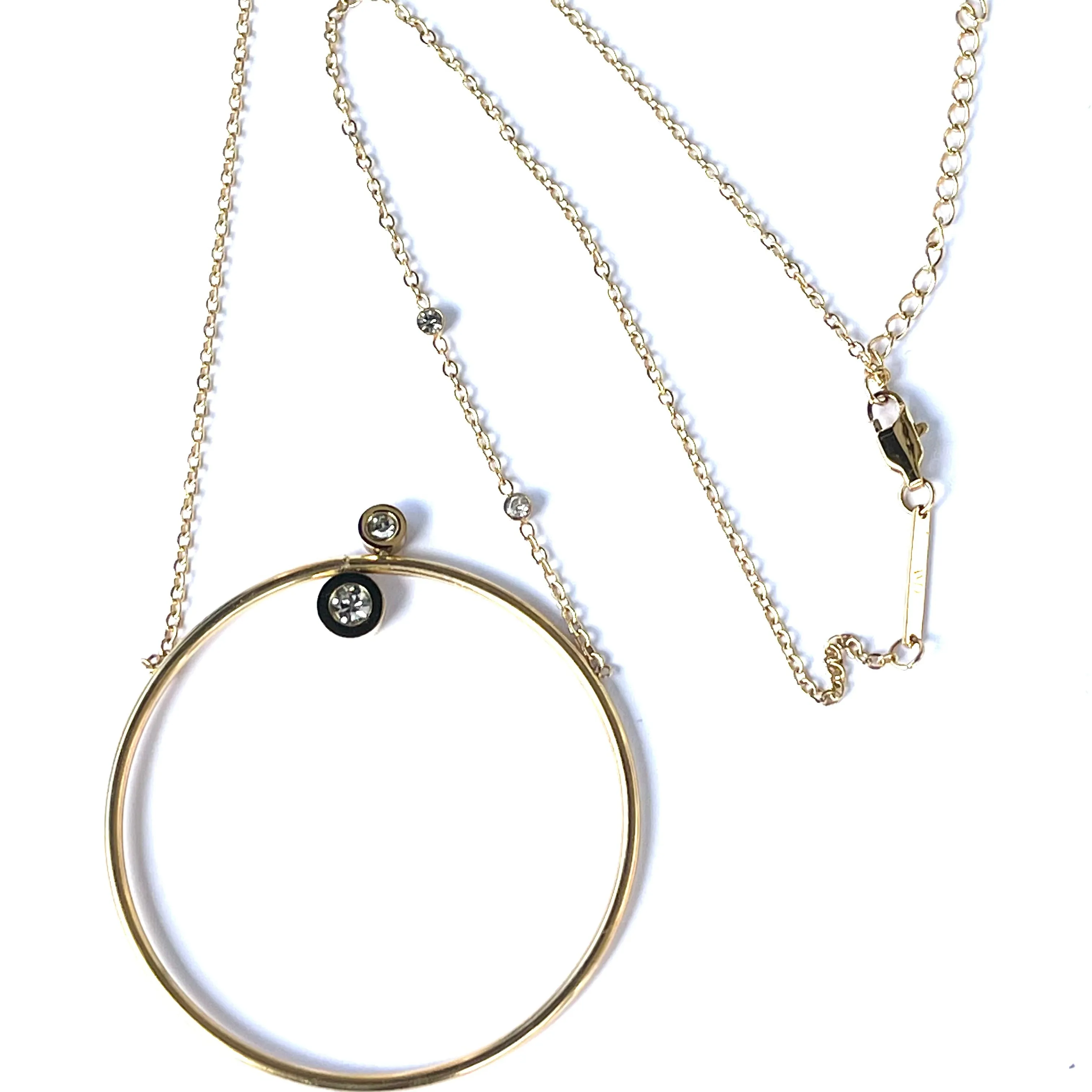 What Goes Around Circle Necklace