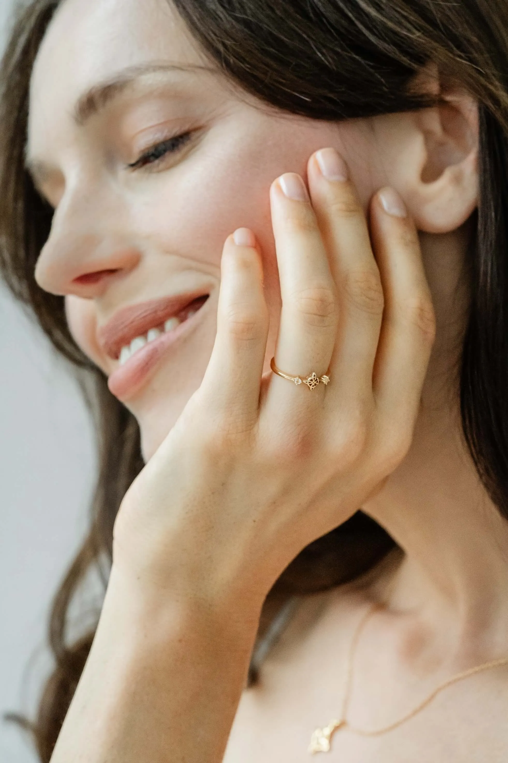 Witch's Knot Moonstone Ring