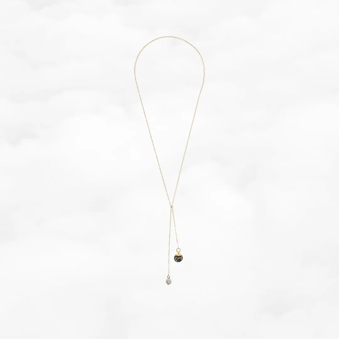 Zodiac Y Chain Necklace Gold